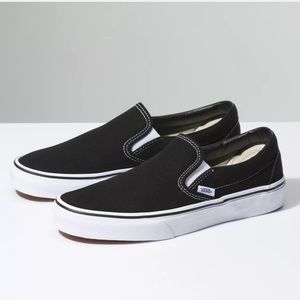 Black Slip On Vans